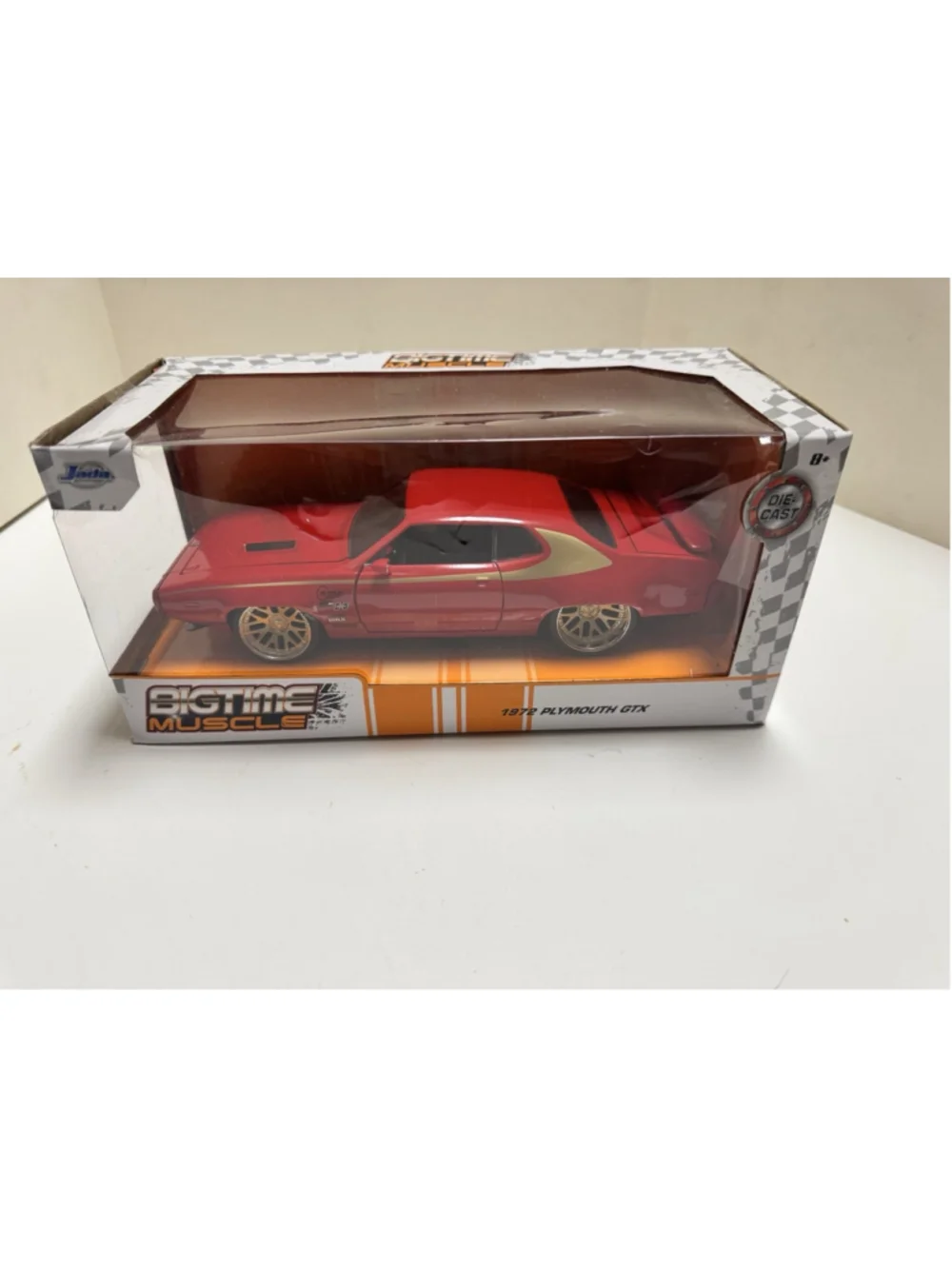 NEW 2023 JADA BIG TIME MUSCLE 1972 PLYMOUTH GTX 1:24 SCALE DIE-CAST